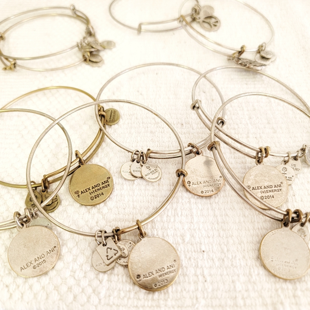 Alex & Ani 18 Bracelet Bundle - Picture 2 of 6